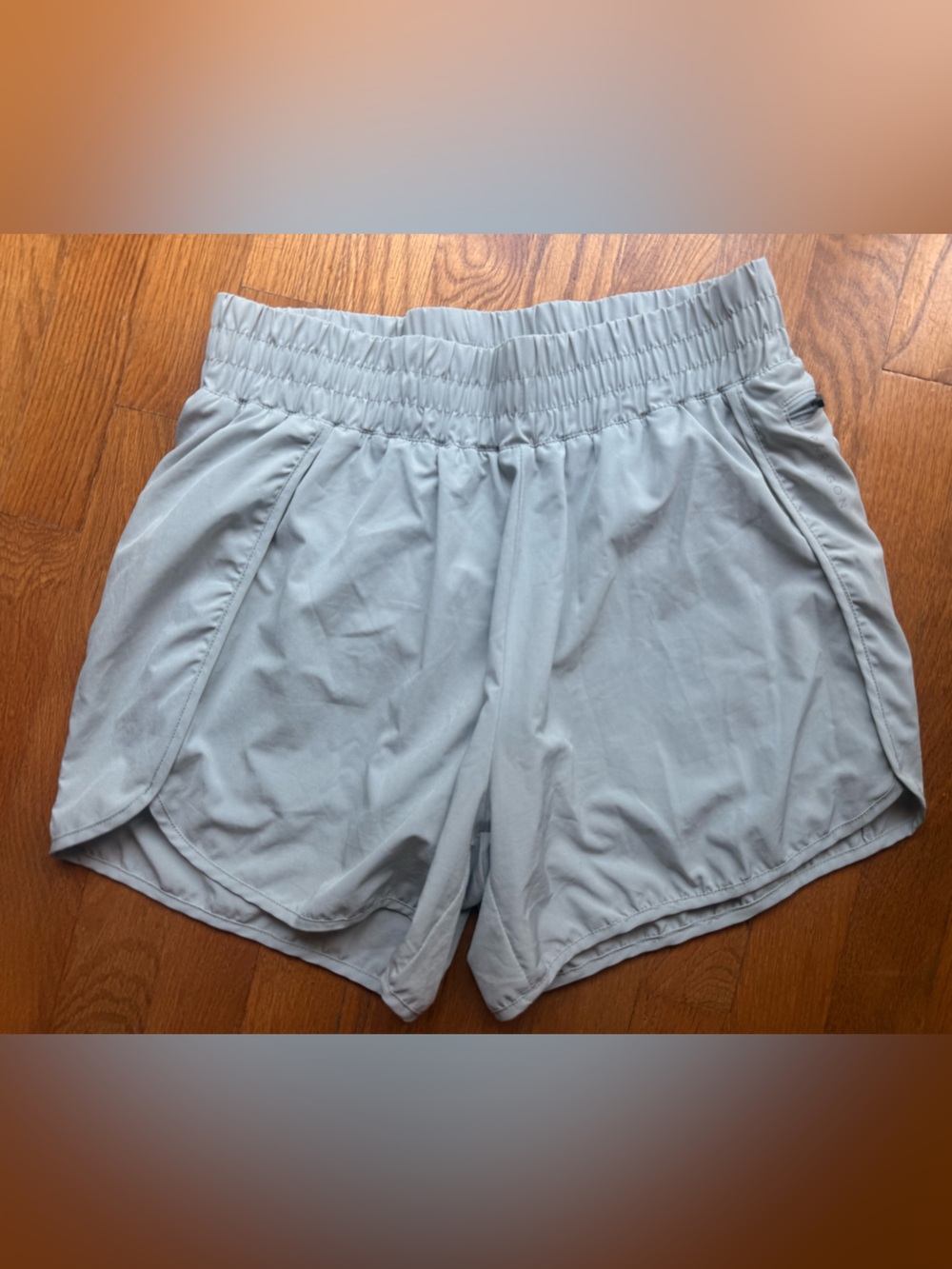 Paragon Light Gray Running Shorts
